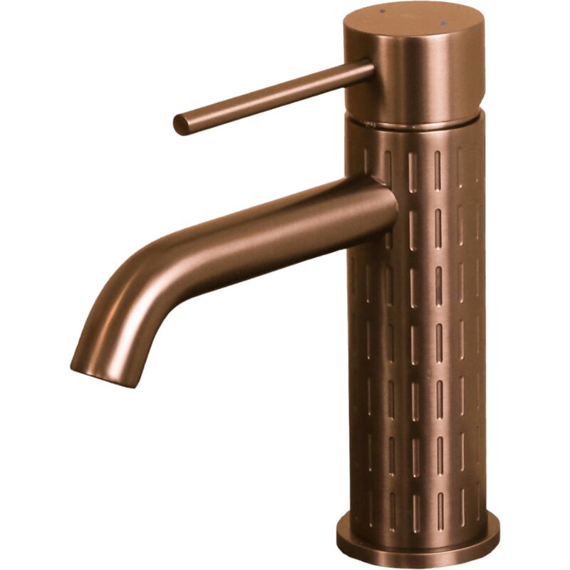 foto del prodotto essebagno architek miscelatore per lavabo basso in rame spazzolato