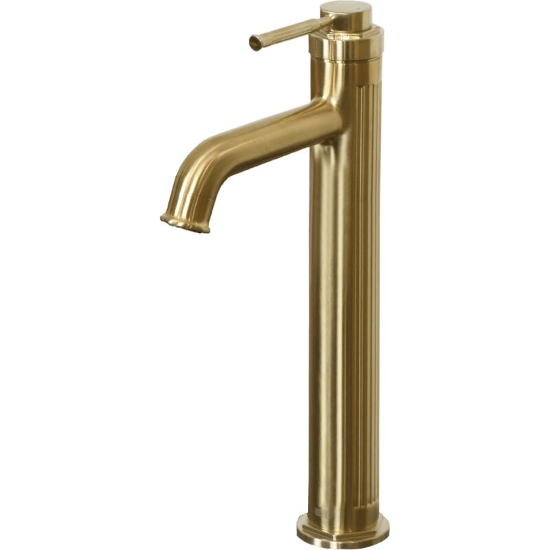 foto del prodotto essebagno art deco miscelatore per lavabo alto in oro spazzolato