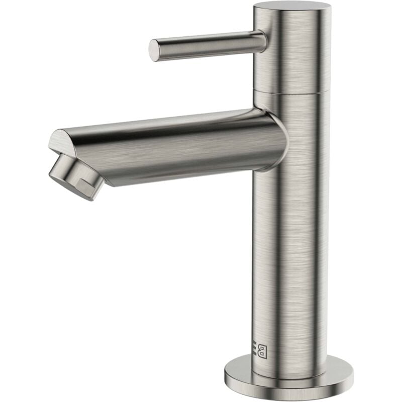foto del prodotto essebagno deco miscelatore per lavabo in acciaio inox stile per acqua fredda