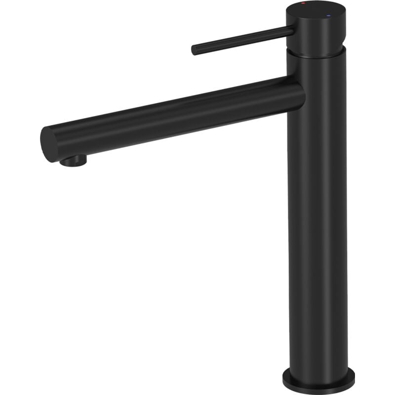 foto del prodotto essebagno envol miscelatore per lavabo alto nero