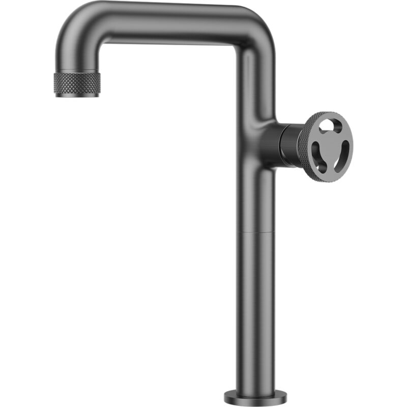 foto del prodotto essebagno factory rubinetto alto per lavabo gun metal