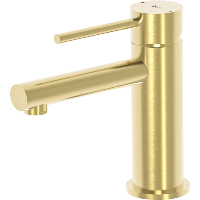 foto del prodotto essebagno luisa miscelatore per lavabo basso oro spazzolato