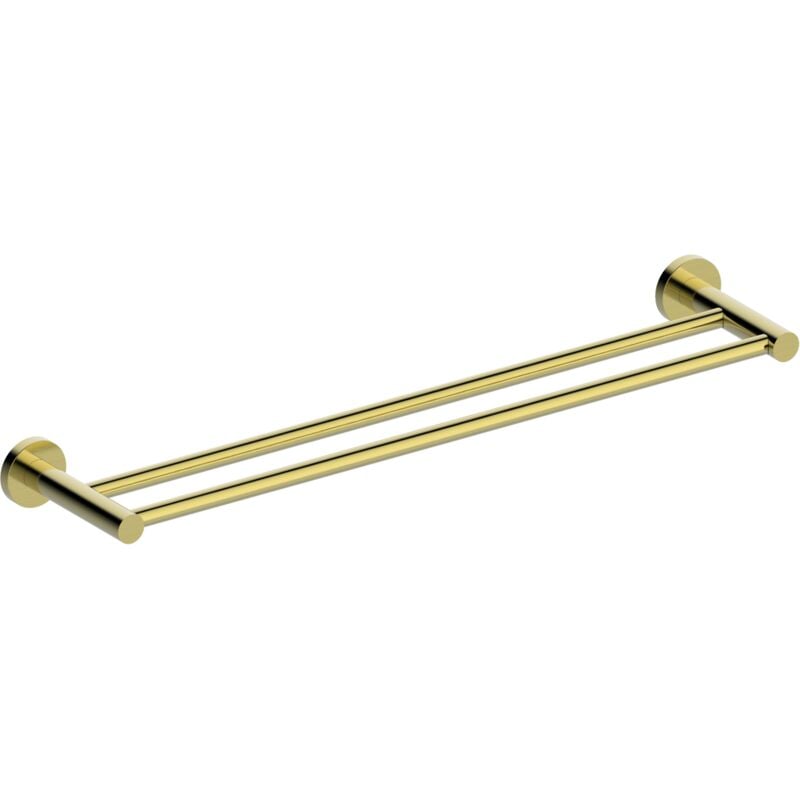 foto del prodotto essebagno - luisa portasalviette 2 barre acciaio inossidabile spazzolato oro