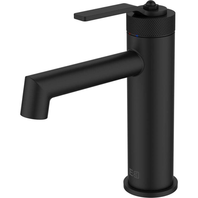 foto del prodotto essebagno molette miscelatore per lavabo basso nero opaco