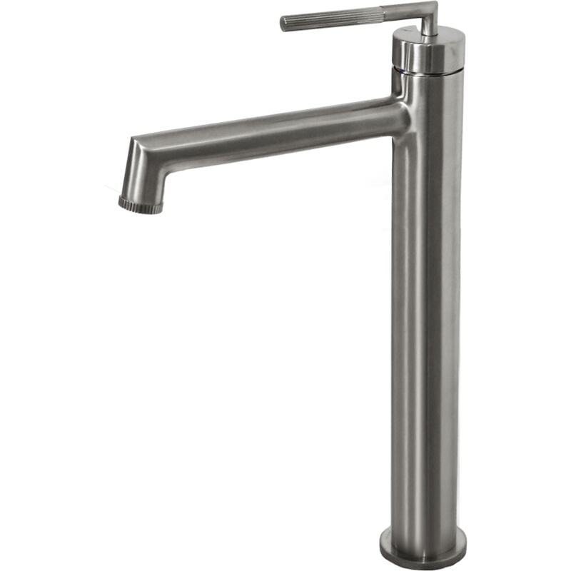 foto del prodotto essebagno portofino miscelatore per lavabo alto in acciaio inox