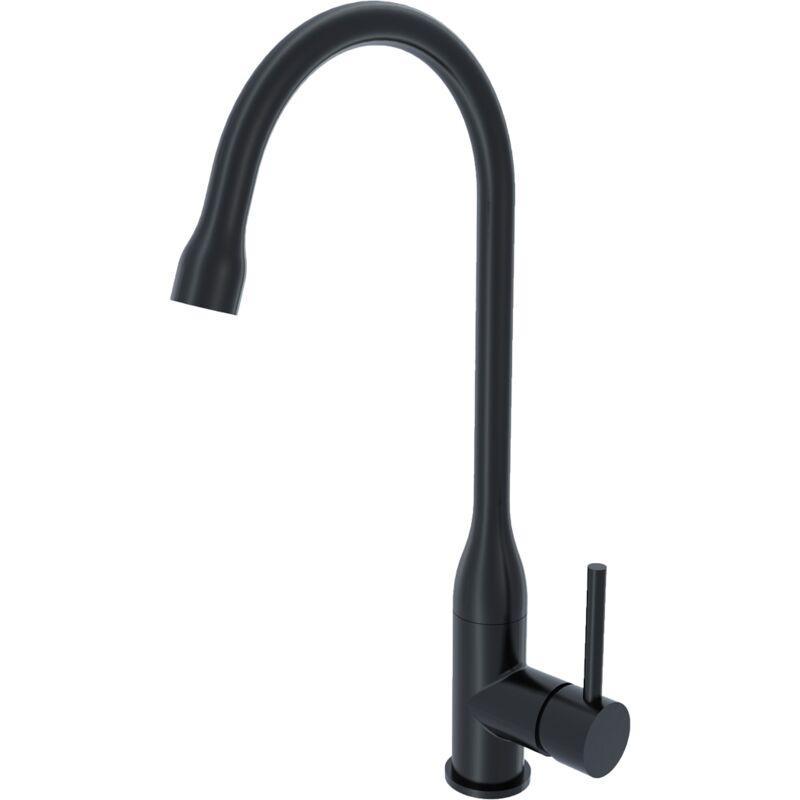 foto del prodotto essebagno rubinetto cucina arum nero opaco