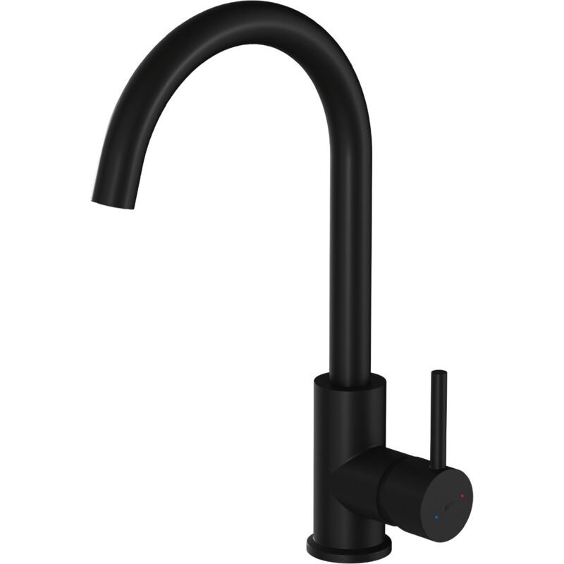 foto del prodotto essebagno rubinetto della cucina kiwo nero