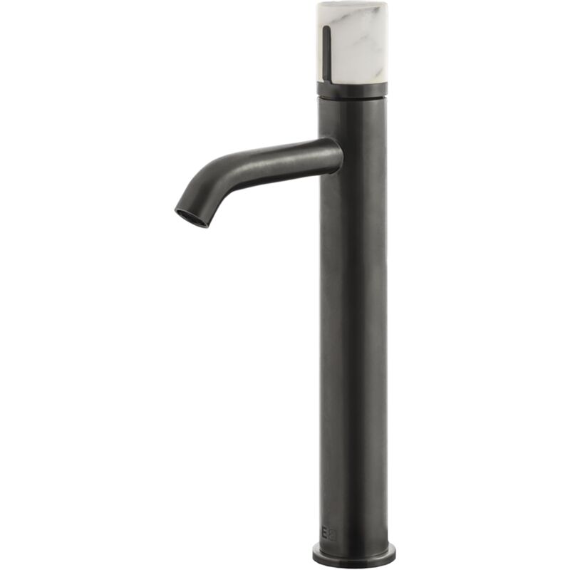 foto del prodotto essebagno rubinetto manopola per lavabo alto marmo in gun metal