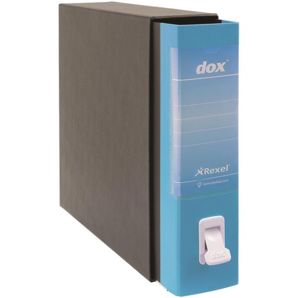 foto del prodotto esselte dox 2 raccoglitore ad anelli a4 nero, blu