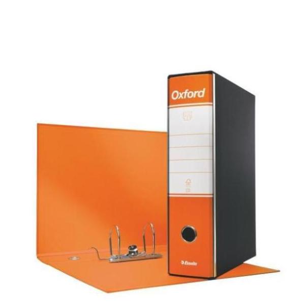 foto del prodotto esselte registratore oxford protocollo dorso 8 cm arancio