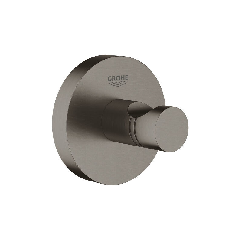 foto del prodotto essentials gancio a parete, grafite dura spazzolata 40364al1 grohe