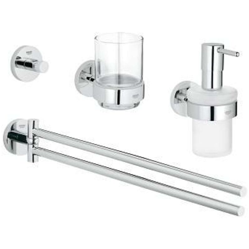 foto del prodotto essentials set da bagno 4 in 1, cromo 40846001 - grohe