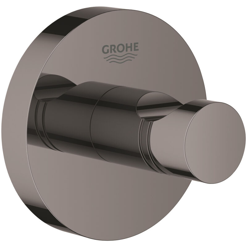foto del prodotto essentials supporto a parete in metallo con fissaggi nascosti, grafite dura 40364a01 - grohe