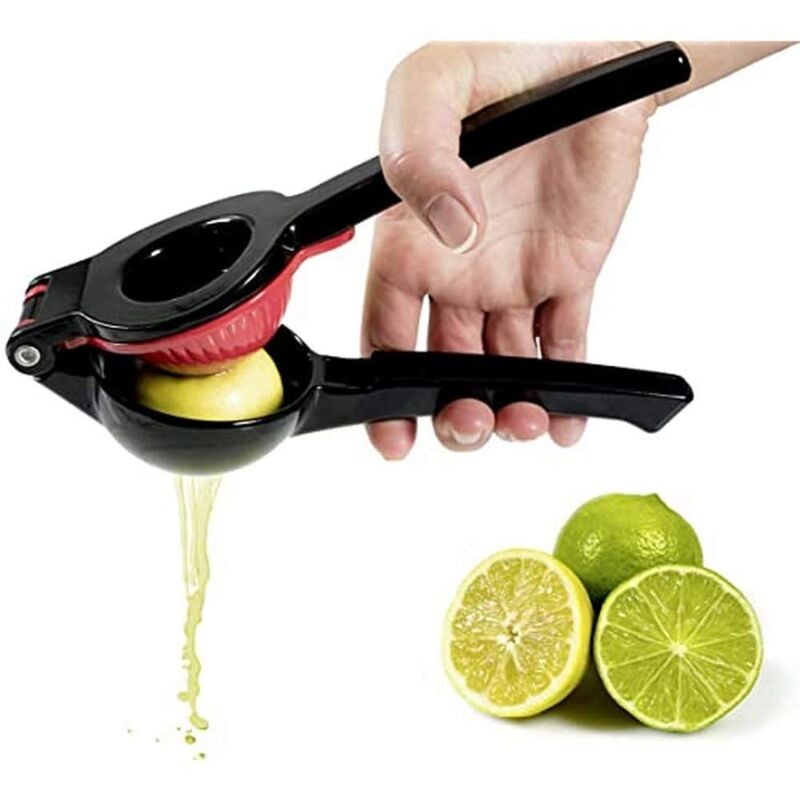 foto del prodotto essges 11089l squeezy, spremiagrumi e limoni, in alluminio pressofuso, in metallo black edition, acciaio inossidabile, nero