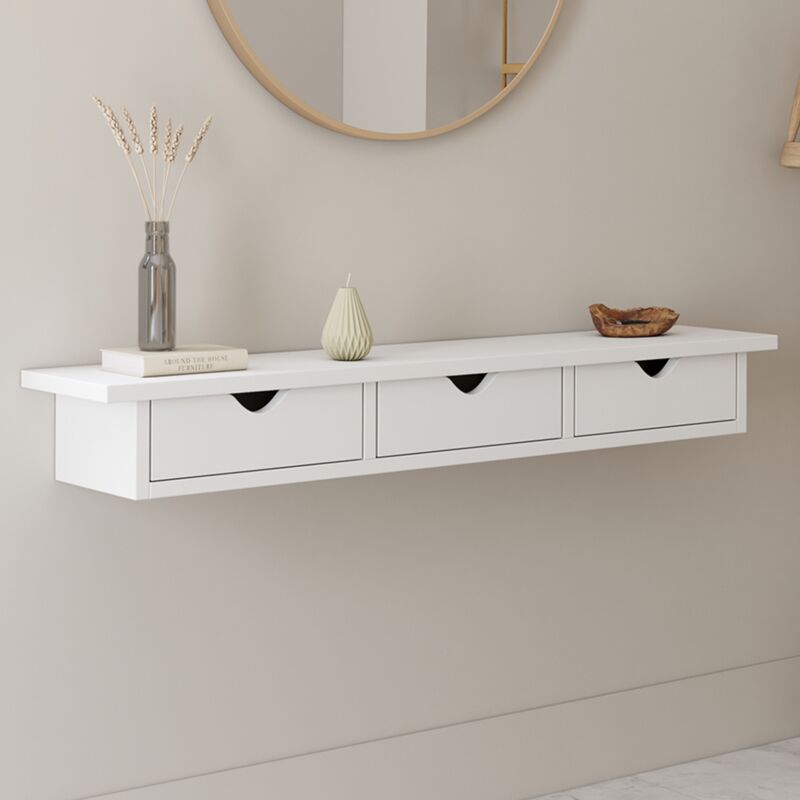 foto del prodotto estanter a de pared lise blanca de 3 cajones
