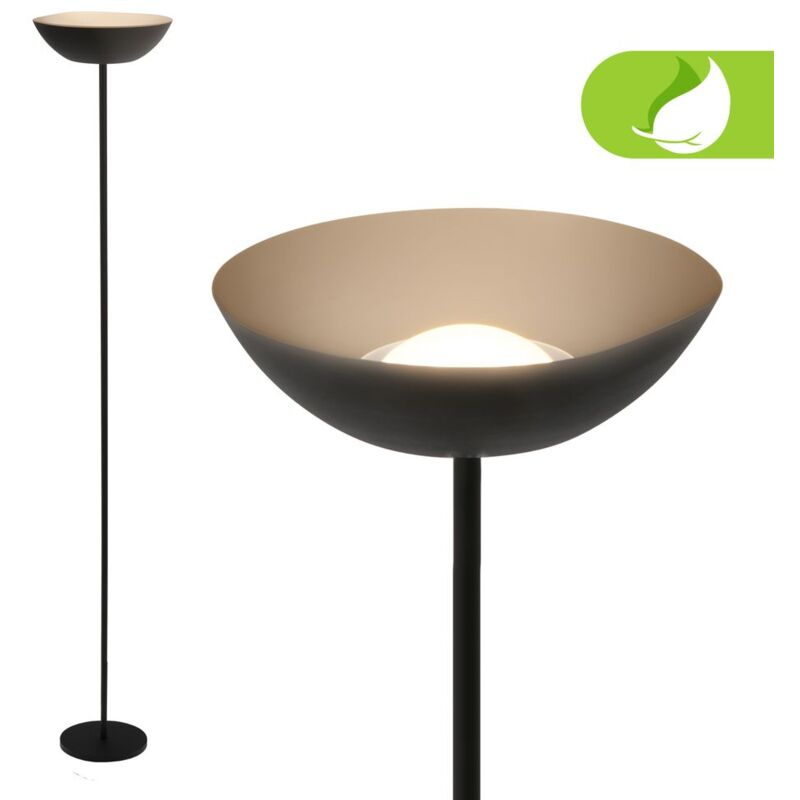 foto del prodotto estate lampada da terra led cordless, dimmerabile, touch, nera briloner
