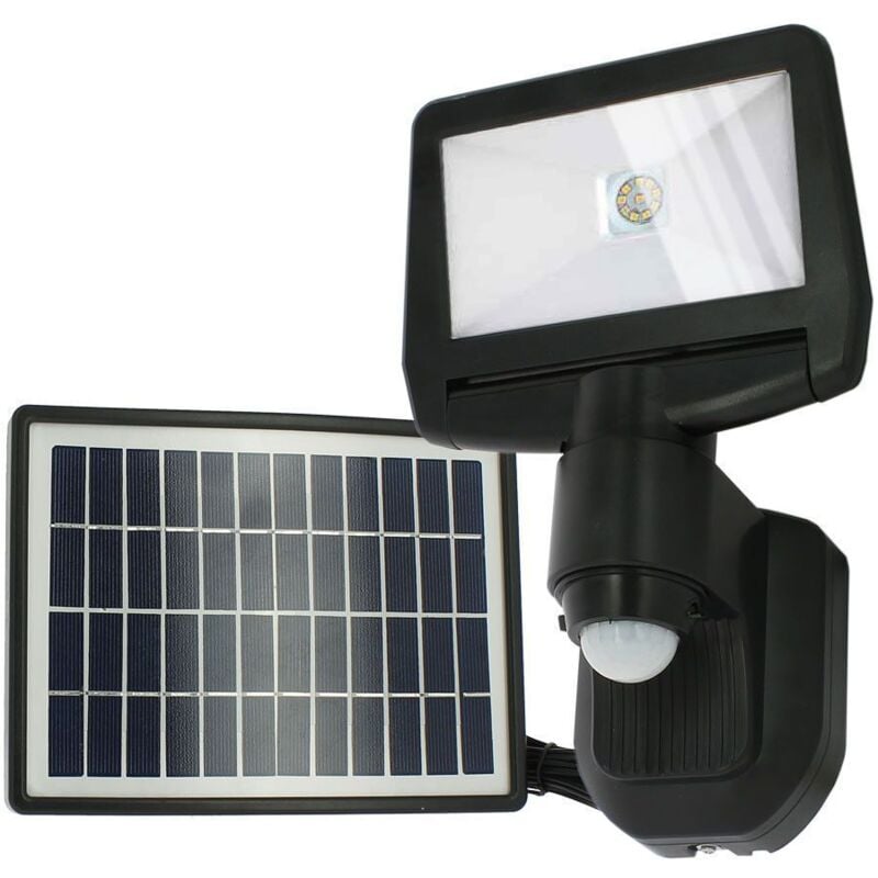 foto del prodotto esteban proiettore solare a led con rilevamento 850 lumens eq 70w