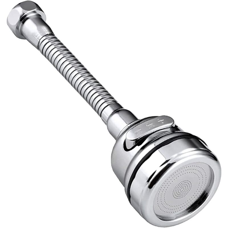 foto del prodotto estensione per rubinetto da cucina, aeratore per rubinetto da cucina, rubinetto da cucina girevole a 360 per il risparmio idrico, con 4 accessori,