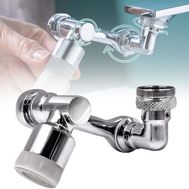 foto del prodotto estensione rubinetto 1080 girevole anti spruzzo filtro rubinetto girevole spray per cucina doppia modalit ,
