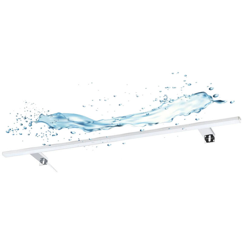 foto del prodotto esther lampada a specchio led 100x2,9 cm 5700 k bianco, 15 w, ip44, cromo esther1000new focco