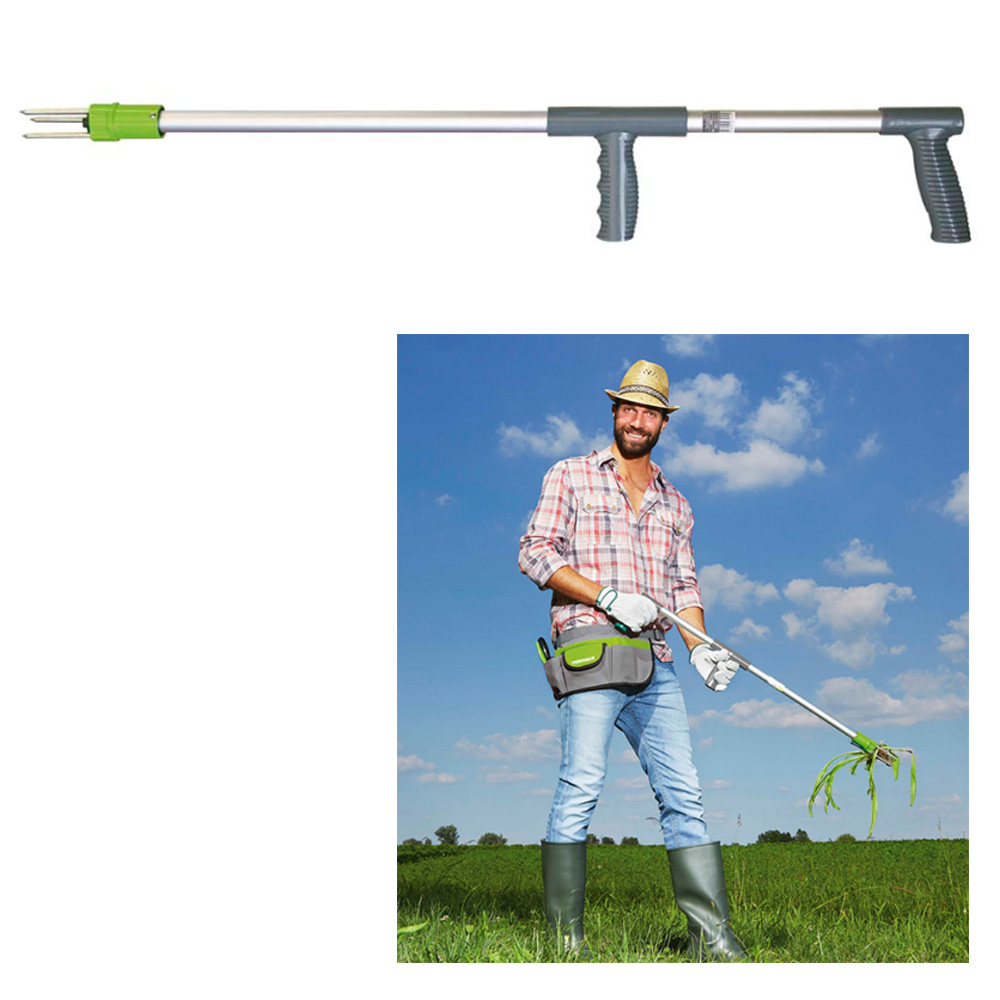 foto del prodotto estirpatore per erbacce con espulsore automatico in alluminio