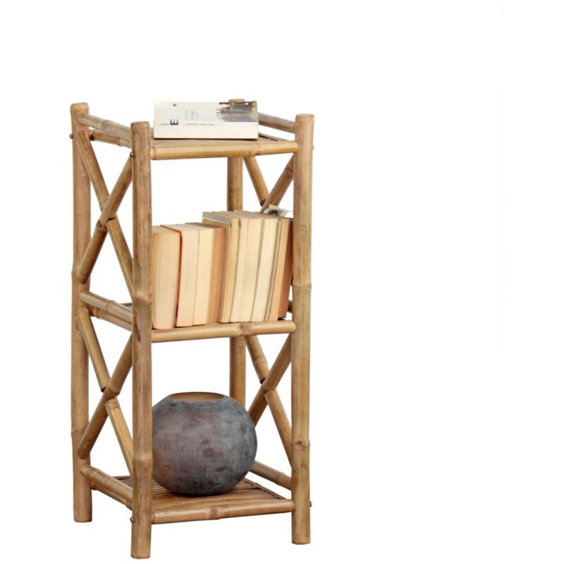 foto del prodotto estosa scaffale in bamb 3 ripiani 35x35x81 cm