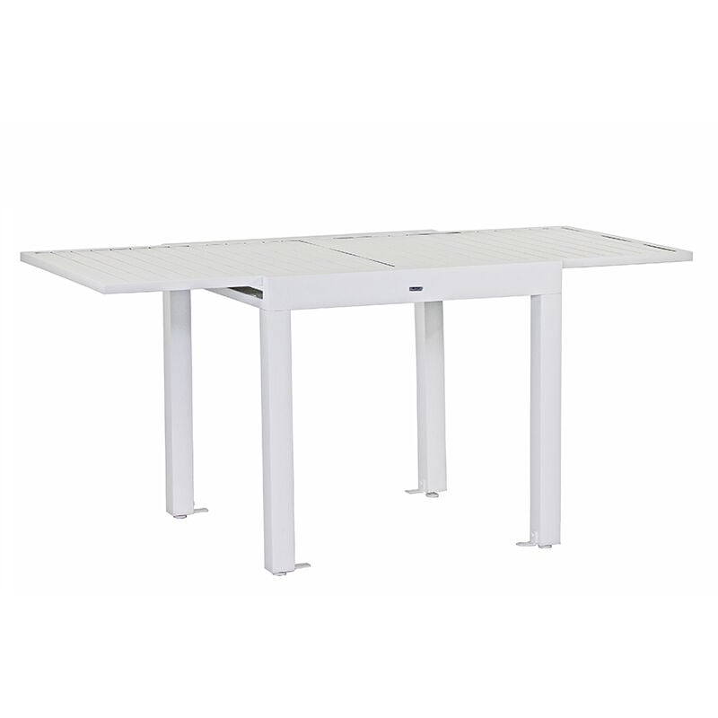 foto del prodotto estosa - tavolo estensibile da giardino in alluminio 82-163 cm lipari bianco