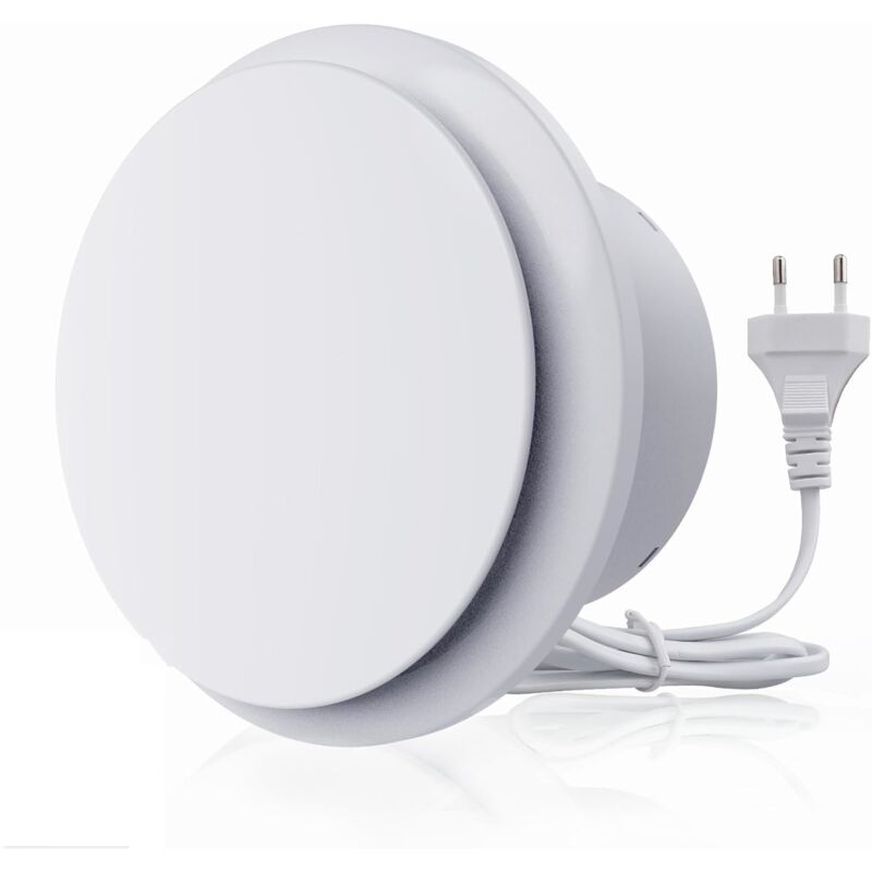 foto del prodotto estrattore d aria 130m h 12w, ventilatore di scarico ad alto flusso d aria, funzionamento silenzioso, efficienza energetica, per bagno, cucina, wc,