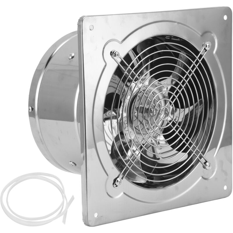 foto del prodotto estrattore d aria, ventilatore da parete silenzioso da 52 w 220 v da 8 pollici, estrattore d aria da bagno, per cucina, ventilazione del garage, aria