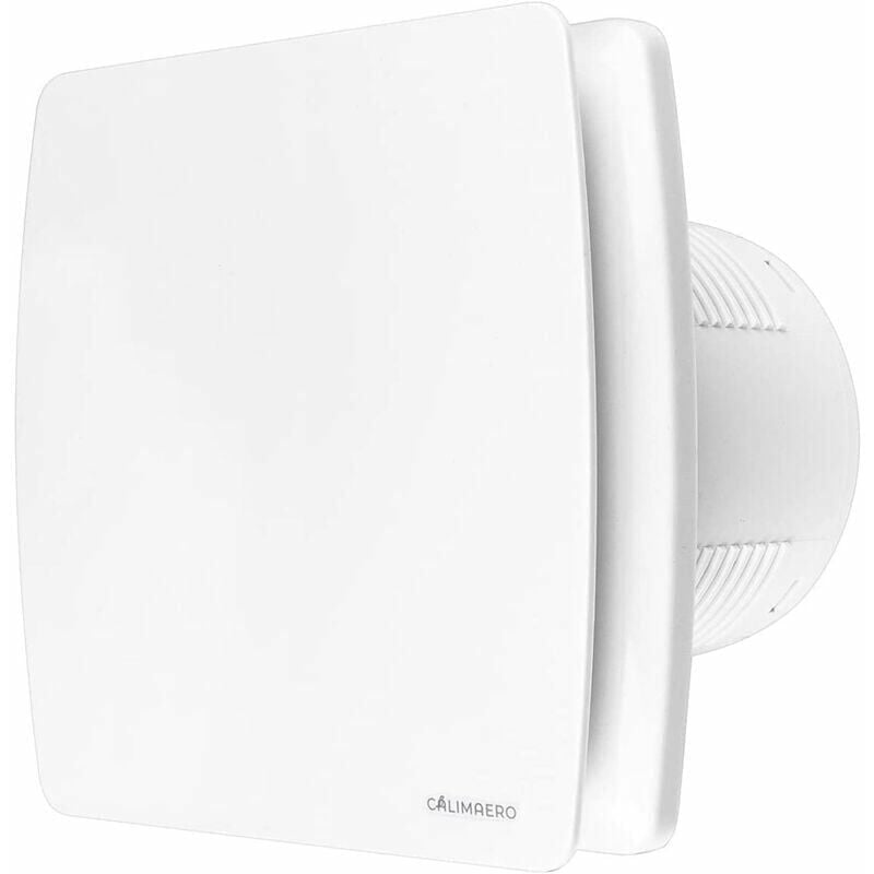 foto del prodotto estrattore da bagno con timer da 100 mm con sensore di umidit e valvola di non ritorno 95 m estrattore d aria silenzioso bianco