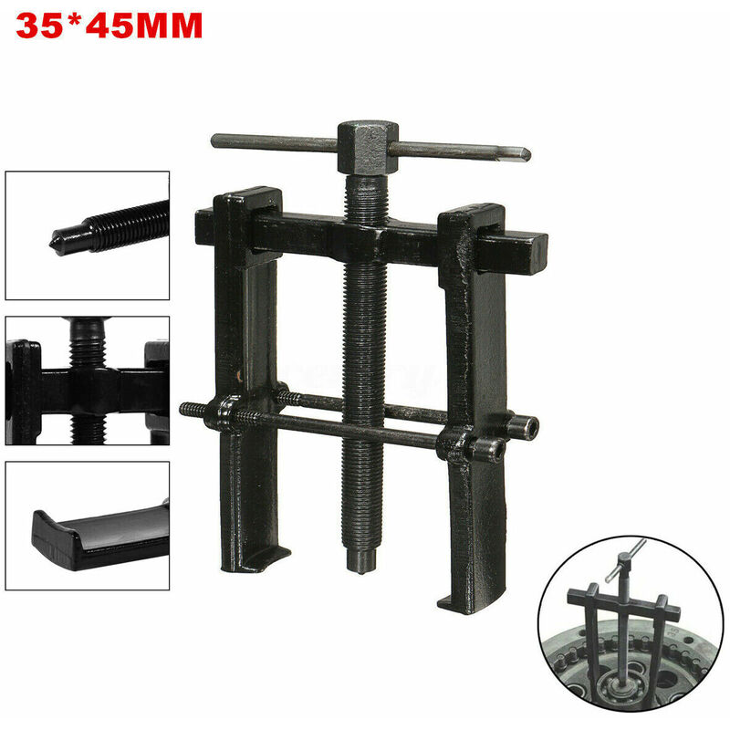 foto del prodotto estrattore per cuscinetti separatore cuscinetti meccanici 2 braccia 35x45mm
