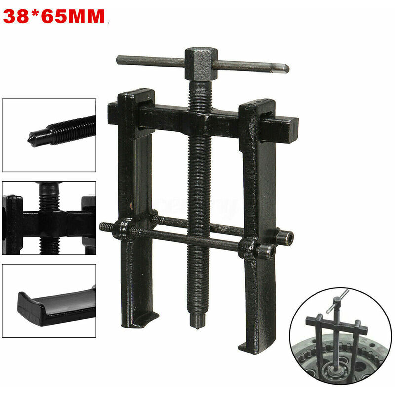 foto del prodotto estrattore per cuscinetti separatore cuscinetti meccanici 2 braccia 38x65mm