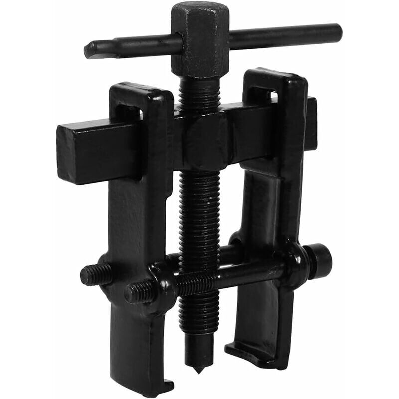 foto del prodotto estrattore per ingranaggi, keenso 2 griffe regolabile in acciaio al carbonio, strumento di rimozione per ingranaggi 4 40 x 80 mm 