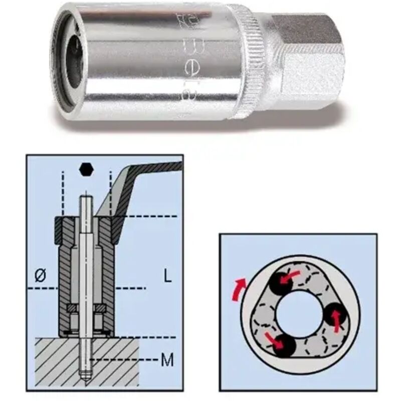 foto del prodotto estrattori a rulli per viti prigioniere m mm 16 art. 1433