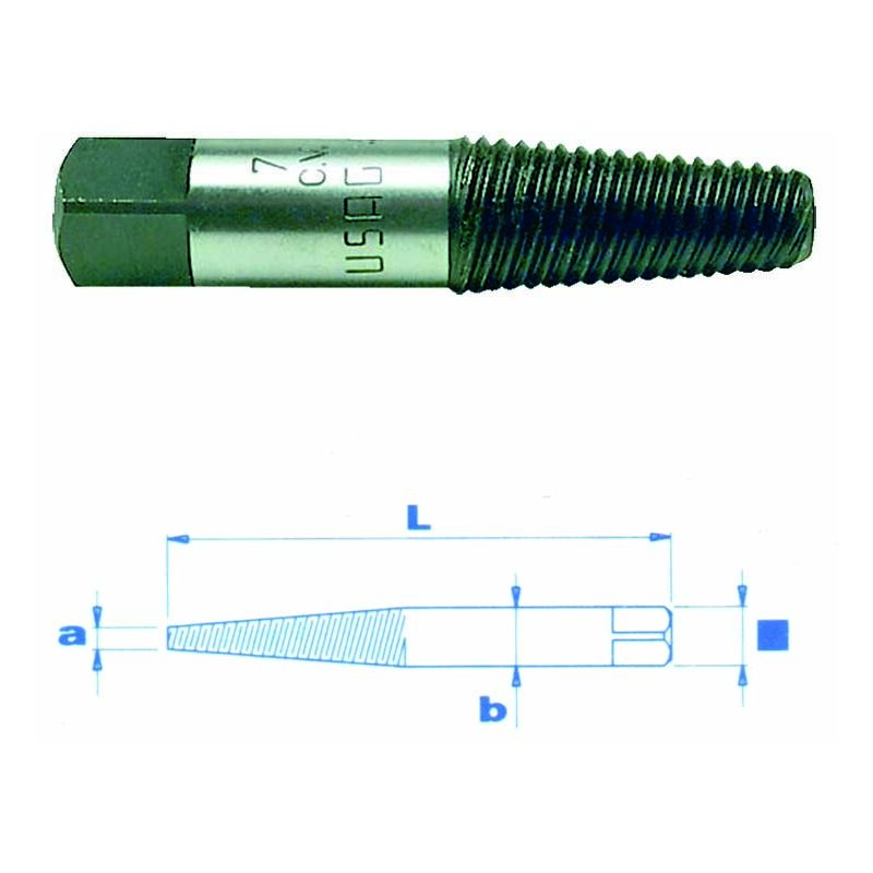 foto del prodotto estrattori conici per viti 33 45 foro 20 mm idrhaus