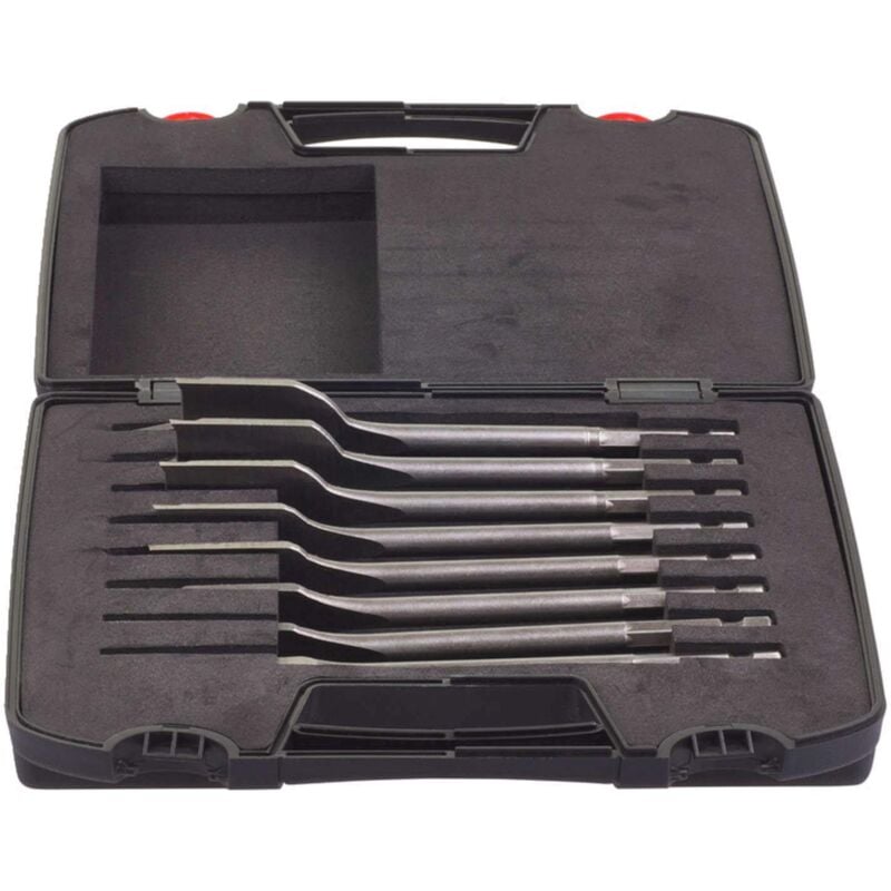 foto del prodotto estuche de 8 brocas de pala de 160mm 12 16 18 20 22 25 28 32mm
