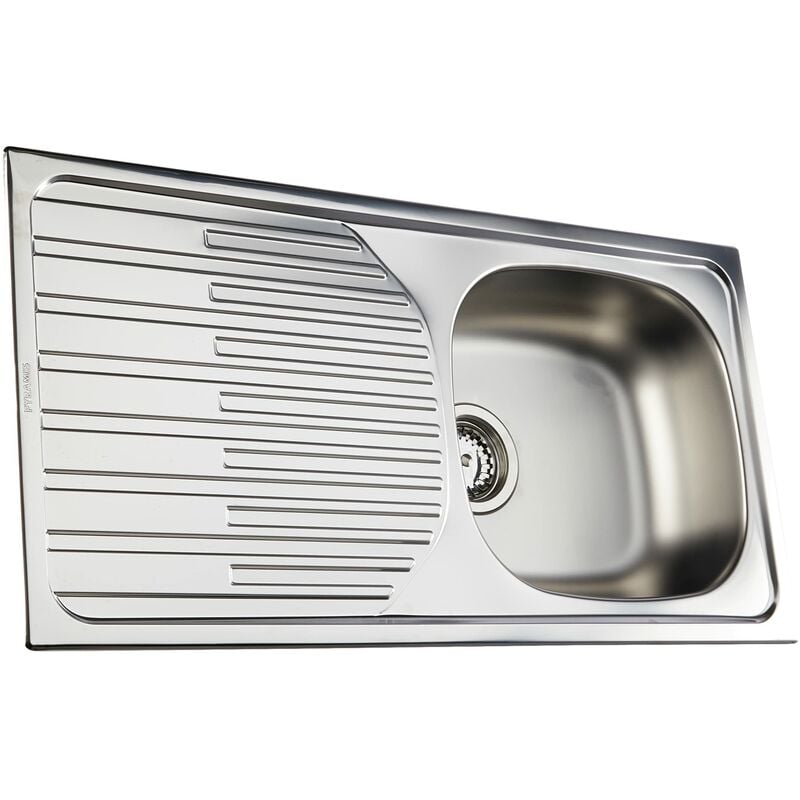 foto del prodotto et33 fork, lavabo da incasso in acciaio inox, liscio, 100145302 pyramis