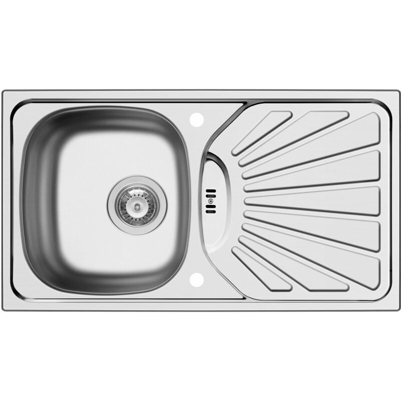 foto del prodotto et78 margarita, lavabo da incasso in acciaio inox lucido, 100155112 pyramis