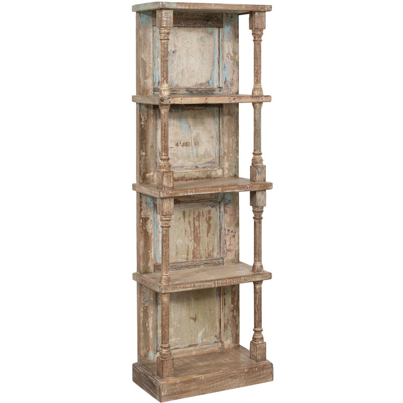 foto del prodotto etagere in legno massiccio riciclato finitura anticata