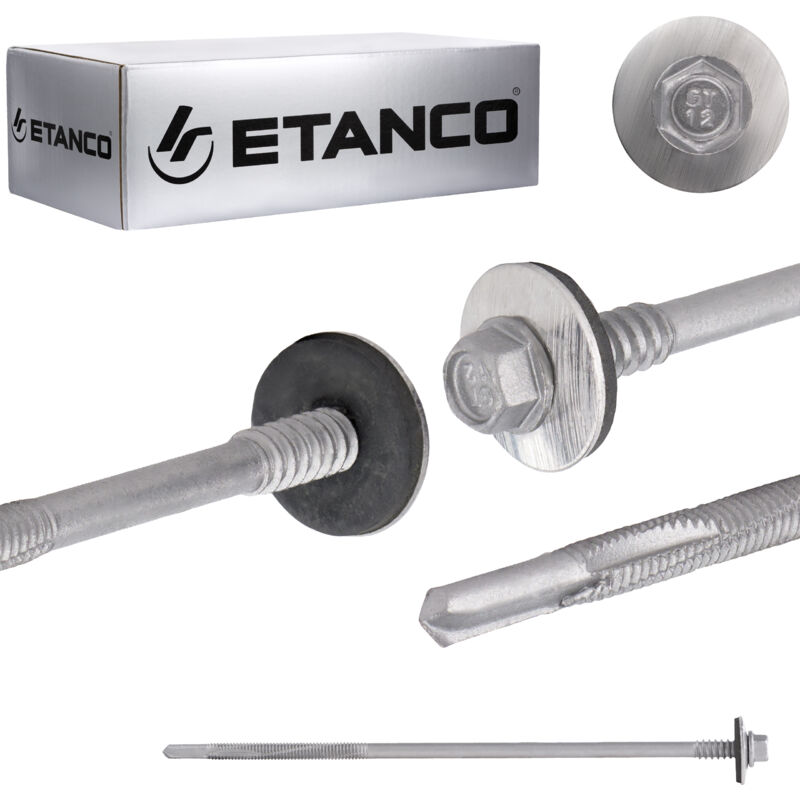 foto del prodotto etanco schrauben gtr12 sp a19 5,5 6,3x185mm verzinkt