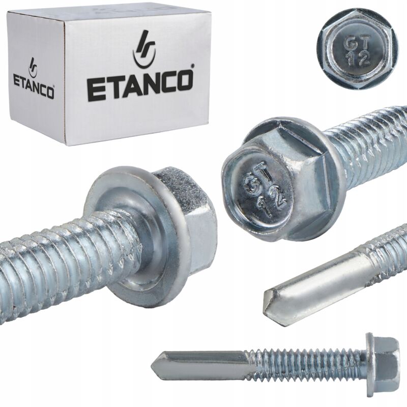 foto del prodotto etanco selbstbohrende schrauben gt12 5,5x35mm ohne unterlage verzinkt