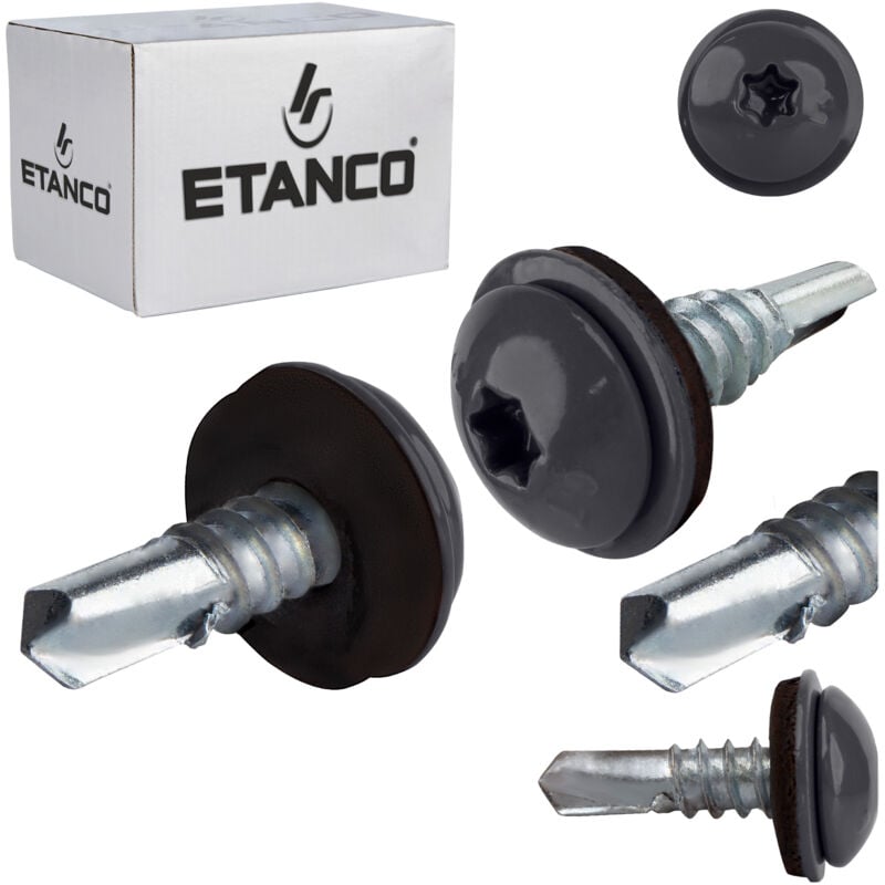 foto del prodotto etanco selbstbohrende schrauben gt5 ph z14 5,5x19mm ral 7024
