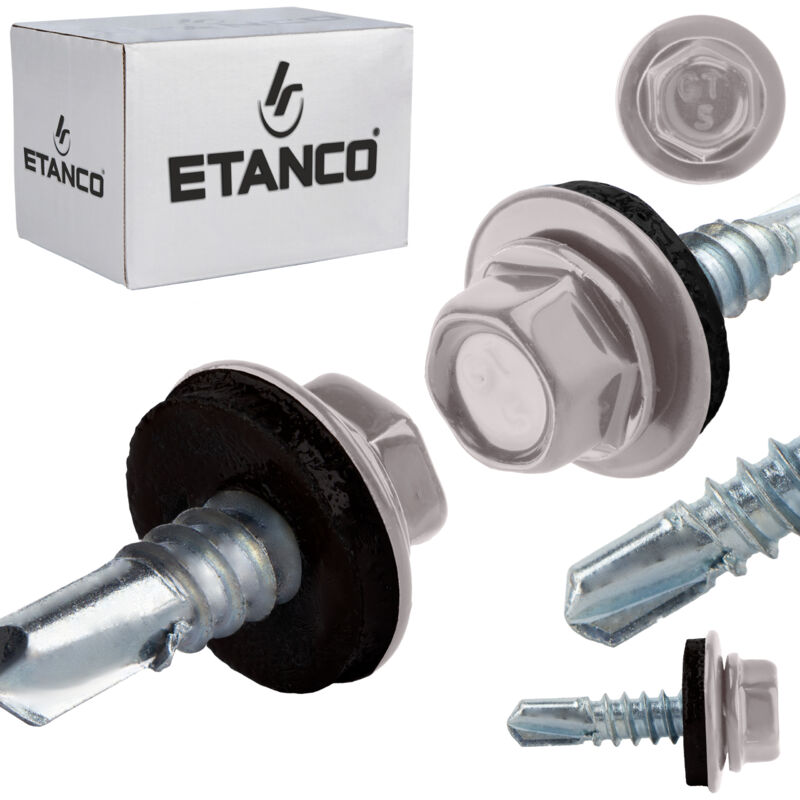 foto del prodotto etanco selbstbohrende schrauben gt5 z14 5,5x19mm ral 9007
