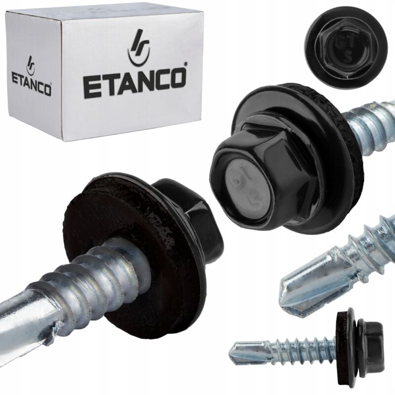 foto del prodotto etanco selbstbohrende schrauben gt5 z14 5,5x25mm ral 9005