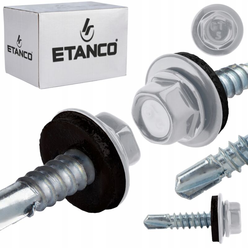 foto del prodotto etanco selbstbohrende schrauben gt5 z14 5,5x25mm ral 9006