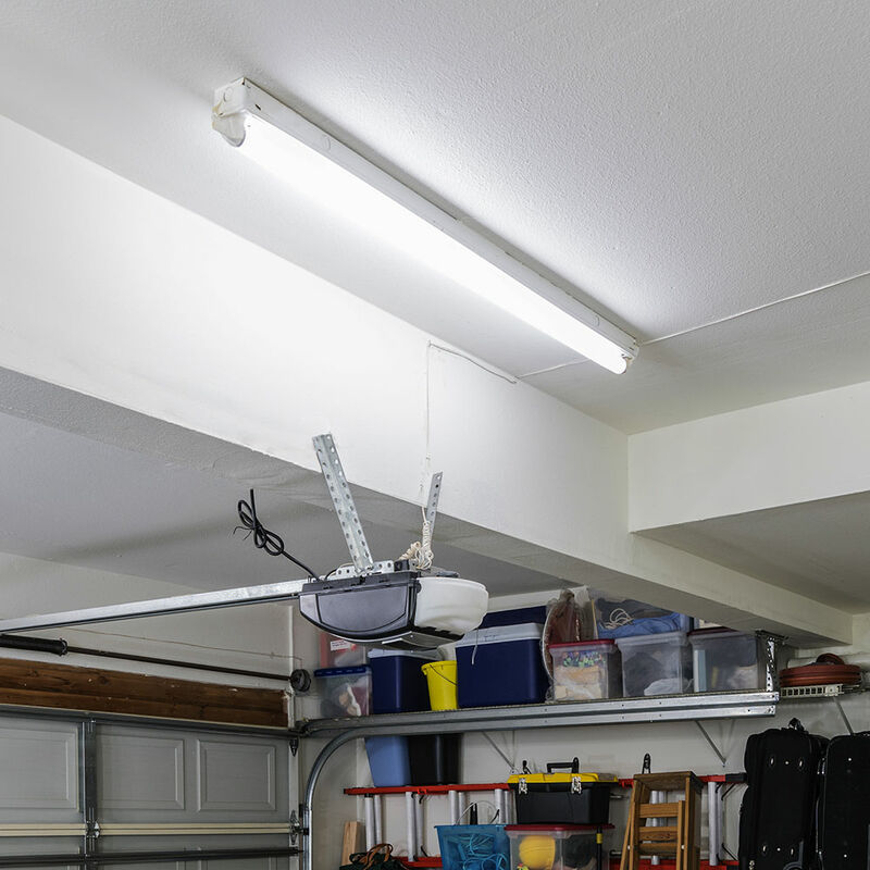 foto del prodotto etc shop apparecchio a prova di umidit apparecchio led diffusore daylight apparecchio led da soffitto industriale, ip65, bianco, 1x led 60w 7200lm