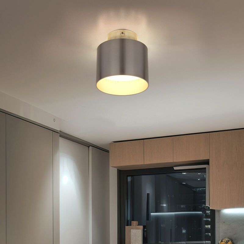 foto del prodotto etc shop lampada da soffitto lampada da soffitto a led per corridoio, plafoniera da soggiorno, retroilluminazione bianco neutro, 8w 240lm bianco