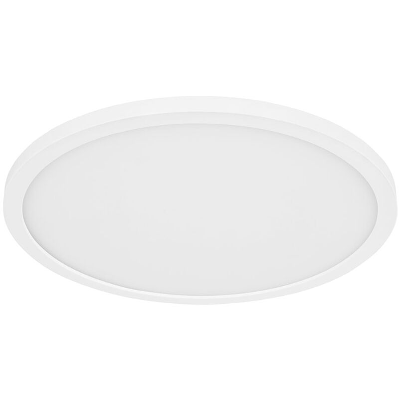 foto del prodotto etc shop lampada da soffitto soggiorno faretto tavolo da pranzo funzione memory ip44 led 24w bianco opale, rotondo, 1x led 24w 2300lm 3000k bianco