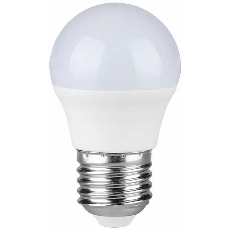 foto del prodotto etc shop lampadina led 3,7 watt 320 lumen lampadina bianco caldo attacco e27, plastica bianca, dxh 4,5x8 cm