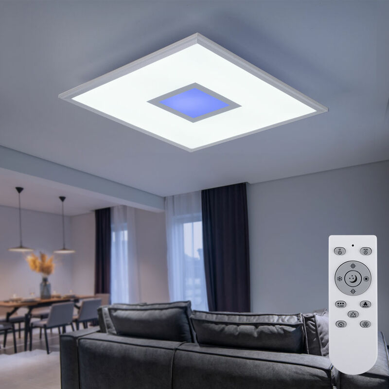 foto del prodotto etc shop pannello luminoso a led lampada per sala da pranzo lampada per soggiorno lampada per corridoio lampada per luce diurna, telecomando